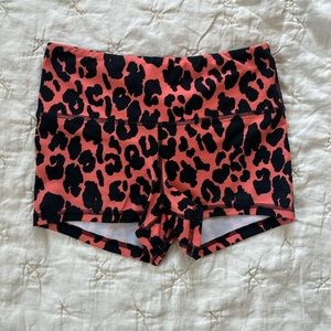 Fleo Coral Leopard High Rise Original shorts